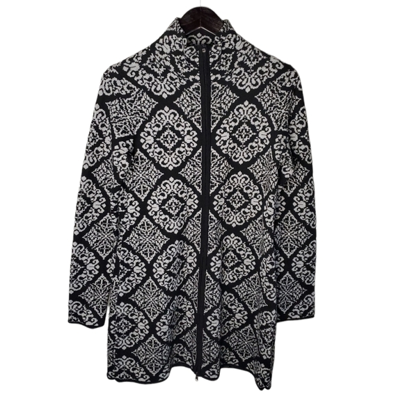 Cynthia Rowley Jackets & Blazers - CYNTHIA ROWLEY Scroll Print Women's Long Sleeve Dress Jacket